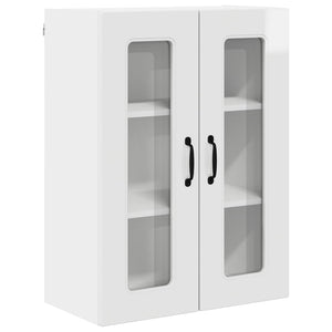 Mobile da cucina con lo scaffale-Armadio da cucina Bianco Lucido 60 x 31 x 80 cm 918095