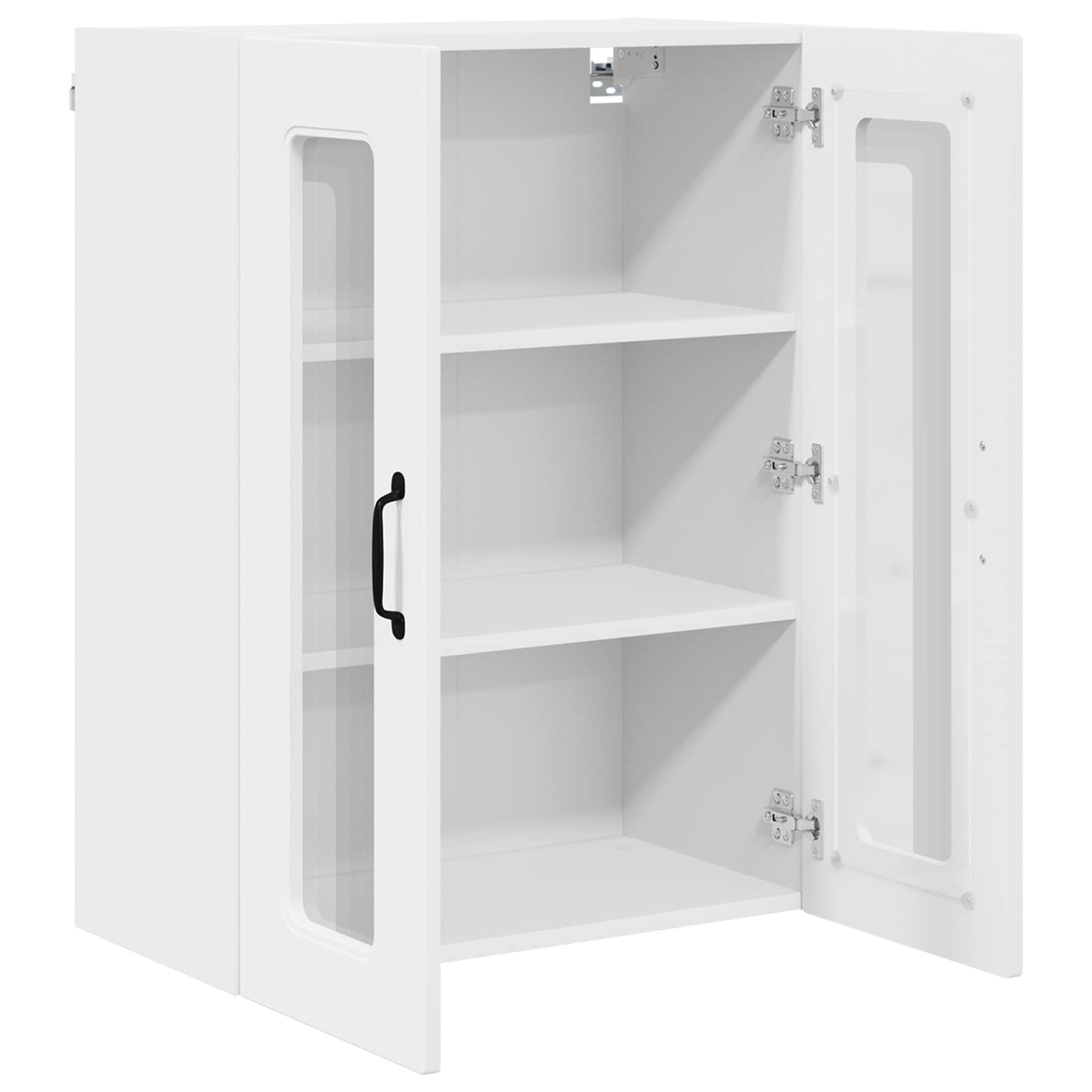 Mobile da cucina con lo scaffale-Armadio da cucina Bianco Lucido 60 x 31 x 80 cm 918095