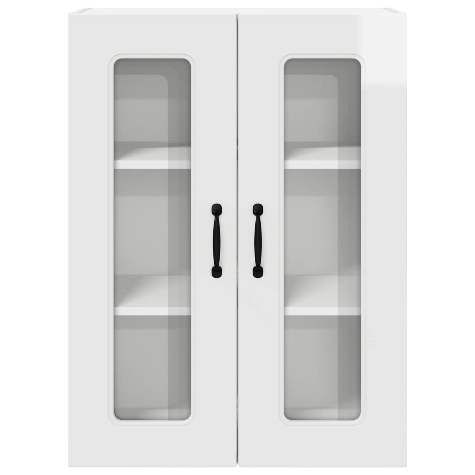 Mobile da cucina con lo scaffale-Armadio da cucina Bianco Lucido 60 x 31 x 80 cm 918095