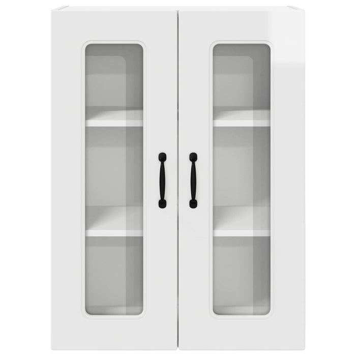 Mobile da cucina con lo scaffale-Armadio da cucina Bianco Lucido 60 x 31 x 80 cm 918095