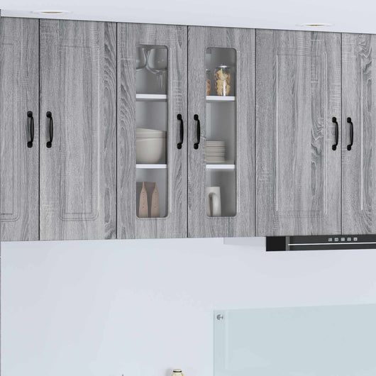 Mobile da cucina con lo scaffale-Armadio da cucina Grigio Sonoma 60 x 31 x 80 cm 787402