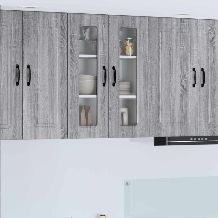 Mobile da cucina con lo scaffale-Armadio da cucina Grigio Sonoma 60 x 31 x 80 cm 787402