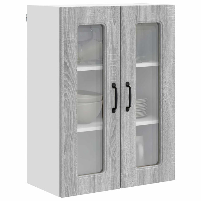 Mobile da cucina con lo scaffale-Armadio da cucina Grigio Sonoma 60 x 31 x 80 cm 787402