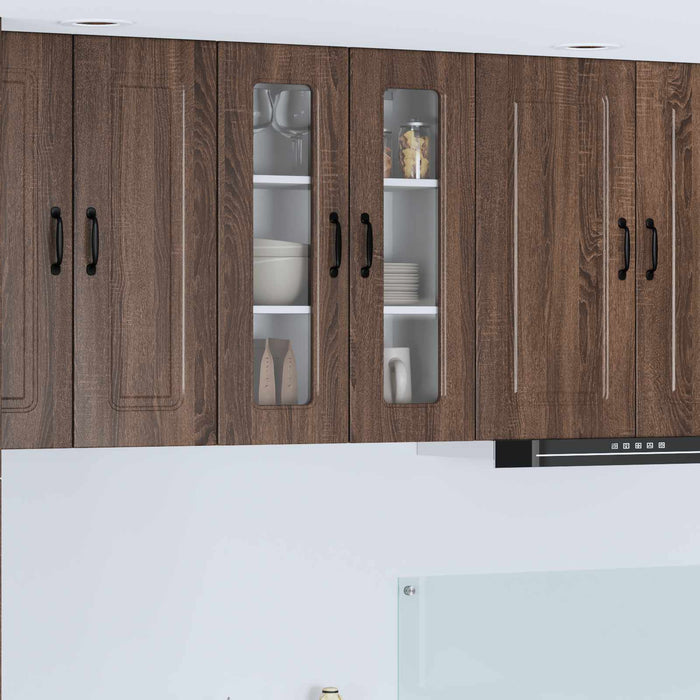 Mobile da cucina con lo scaffale-Armadio da cucina Rovere Marrone 60 x 31 x 80 cm 580488