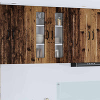 Mobile da cucina con lo scaffale-Armadio da cucina Legno vecchio 60 x 31 x 80 cm 637841