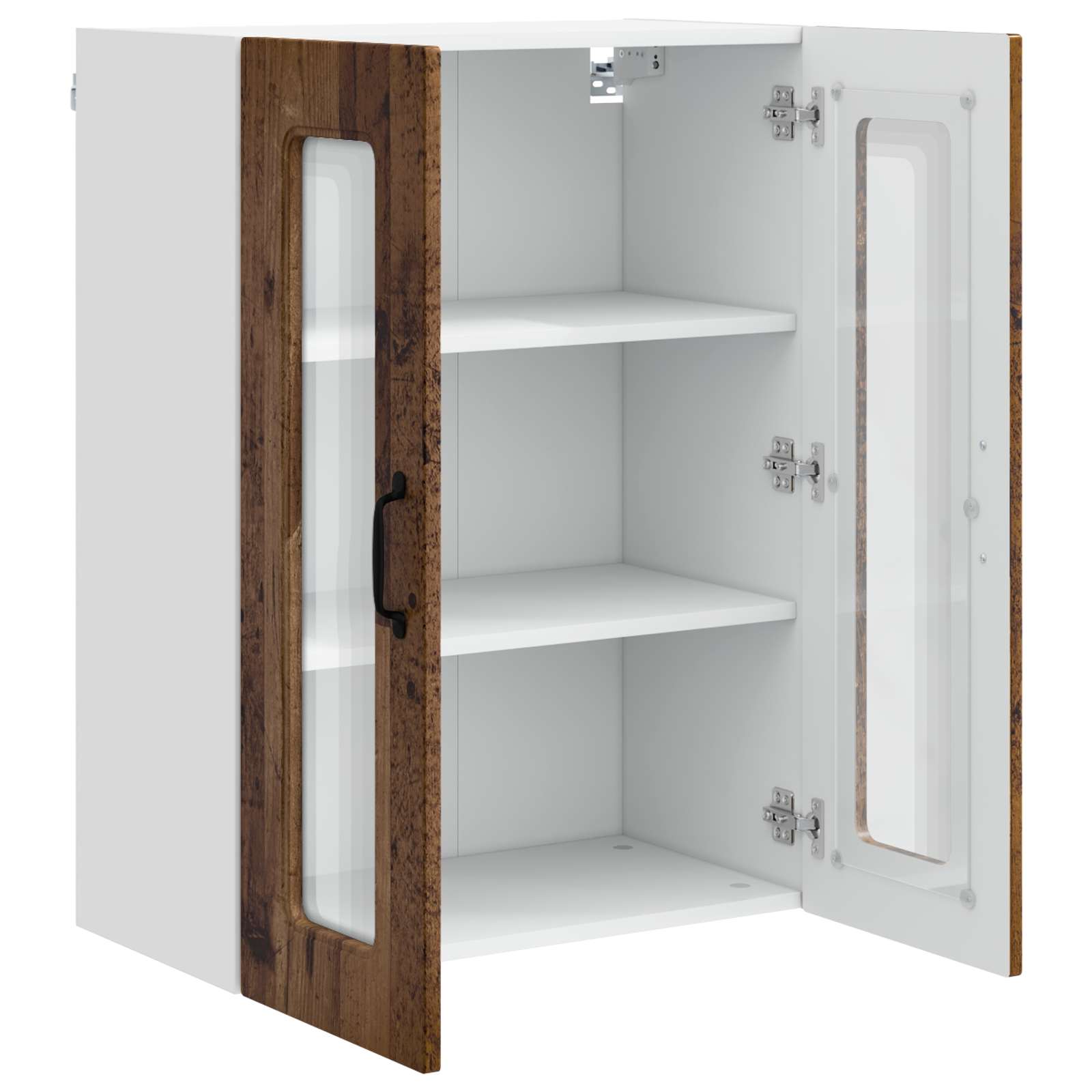 Mobile da cucina con lo scaffale-Armadio da cucina Legno vecchio 60 x 31 x 80 cm 637841