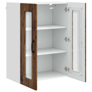 Mobile da cucina con lo scaffale-Armadio da cucina Legno vecchio 60 x 31 x 80 cm 637841