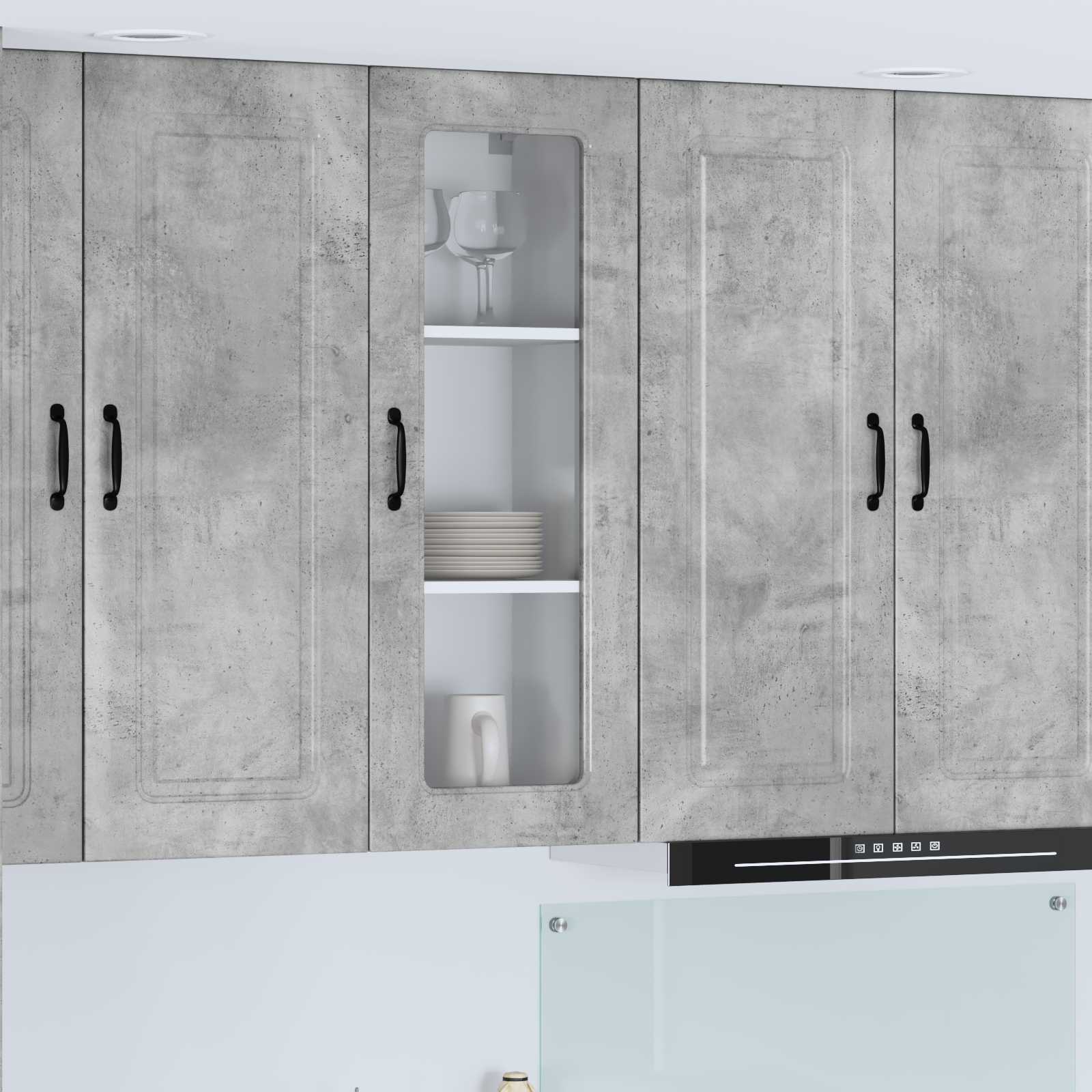 Mobile da cucina Grigio cemento 40 x 31 x 100 cm 884747