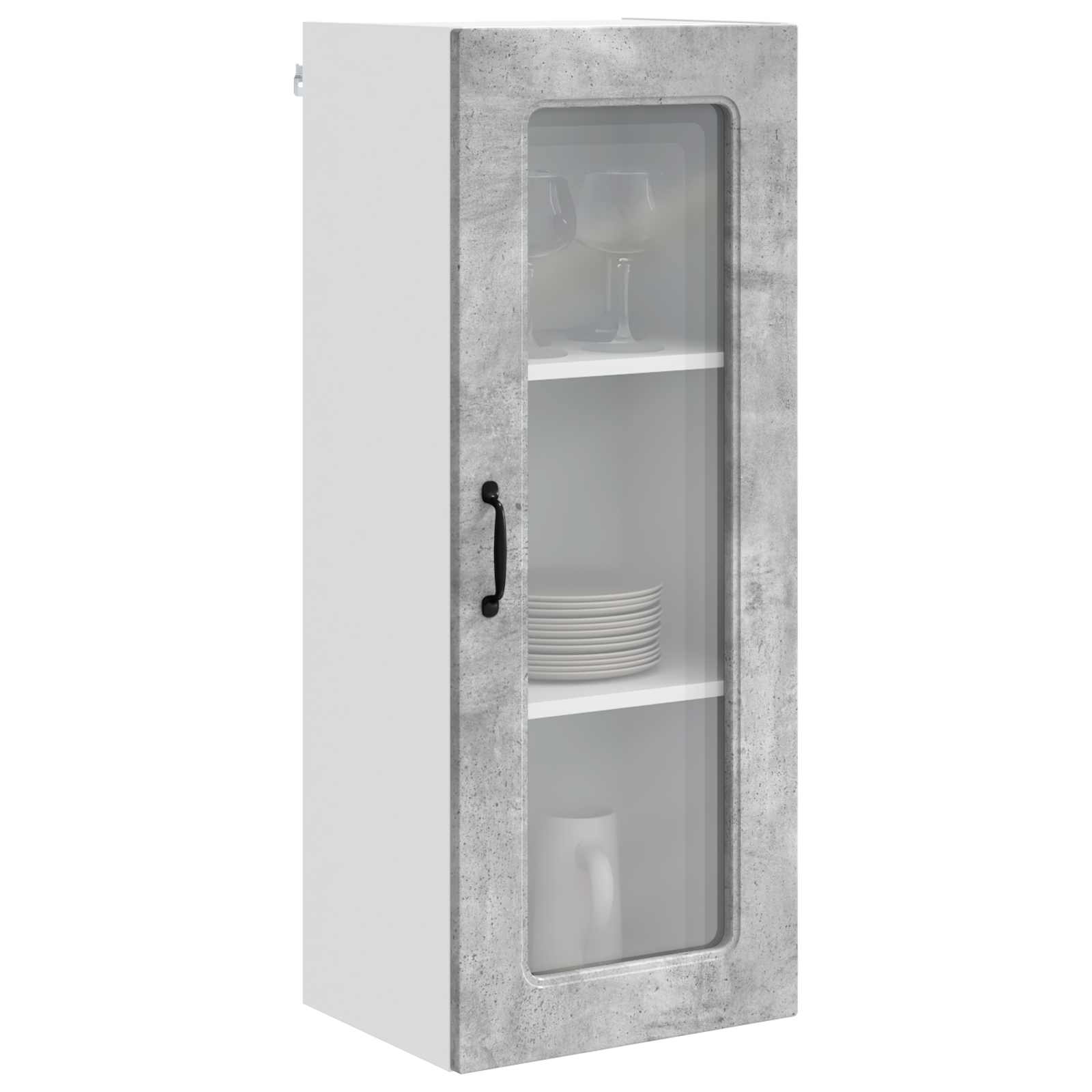 Mobile da cucina-Armadio da cucina Grigio cemento 40 x 31 x 100 cm 728402