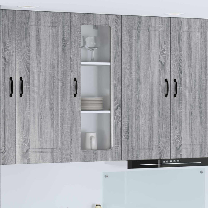 Mobile da cucina con lo scaffale-Armadio da cucina Grigio Sonoma 40 x 31 x 100 cm 860289