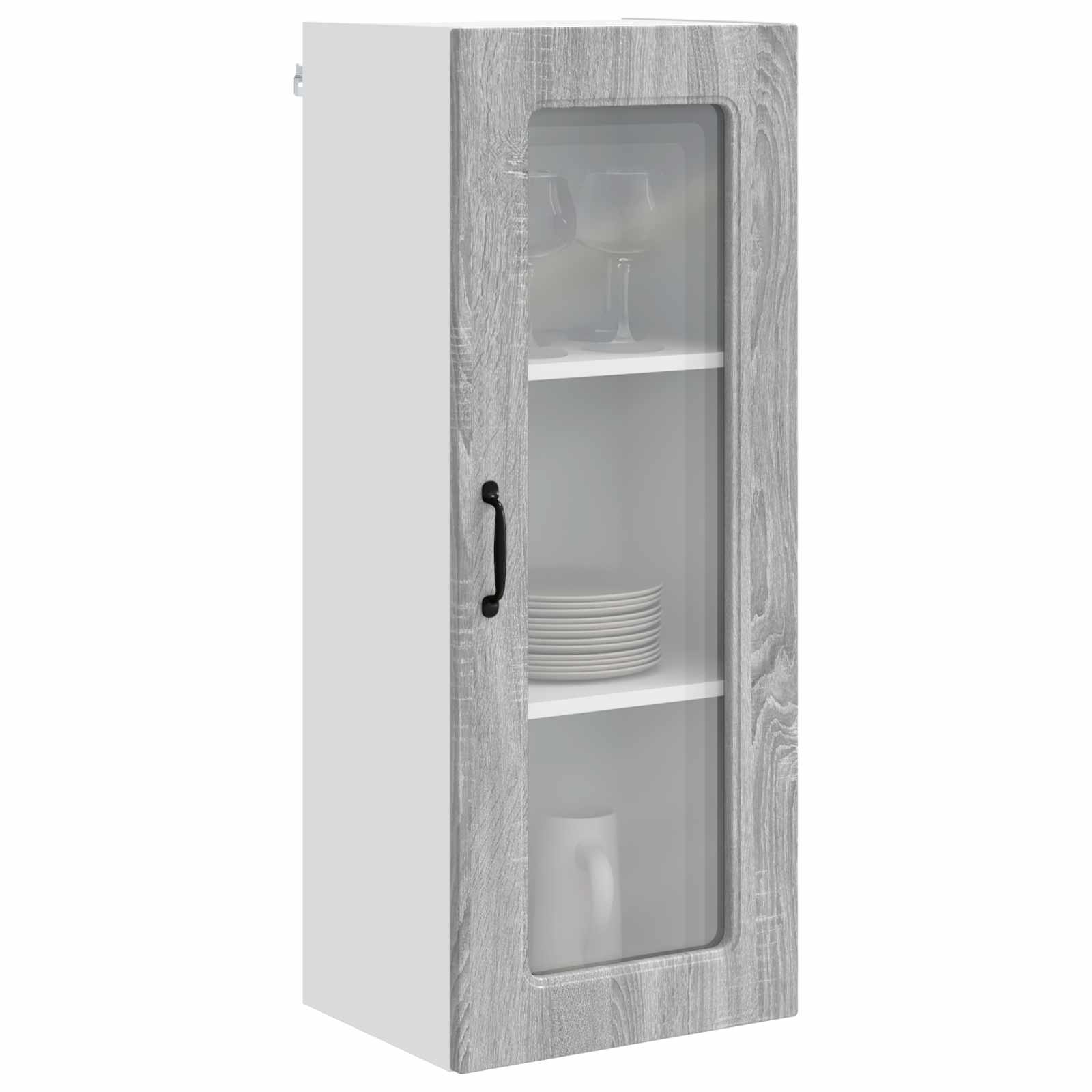 Mobile da cucina con lo scaffale-Armadio da cucina Grigio Sonoma 40 x 31 x 100 cm 860289