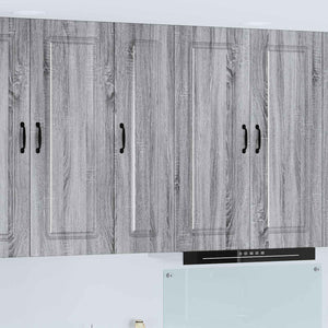 Mobile da cucina con lo scaffale-Armadio da cucina Grigio Sonoma 30 x 31 x 100 cm 257669