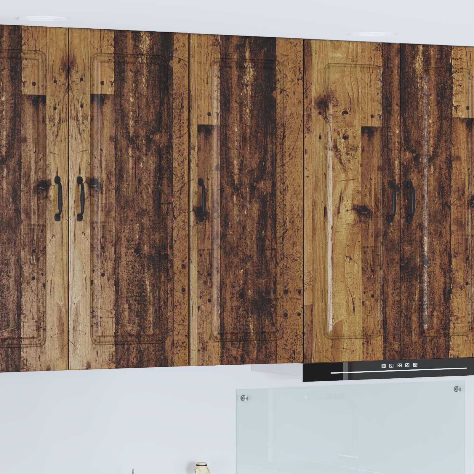 Mobile da cucina con lo scaffale-Armadio da cucina Legno vecchio 40 x 31 x 100 cm 951015