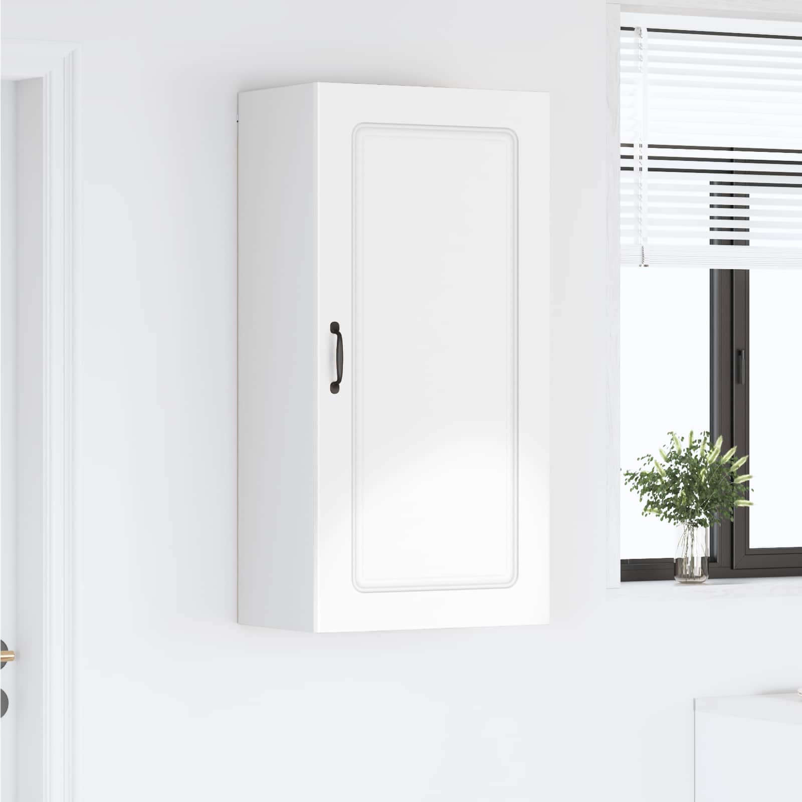 Mobile da cucina con lo scaffale Bianco Lucido 50 x 31 x 100 cm 884778