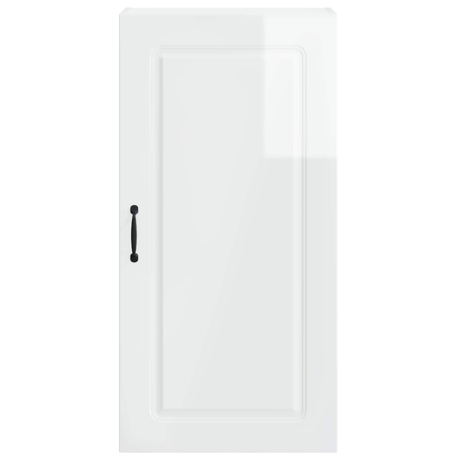 Mobile da cucina con lo scaffale-Armadio da cucina Bianco Lucido 50 x 31 x 100 cm 839224