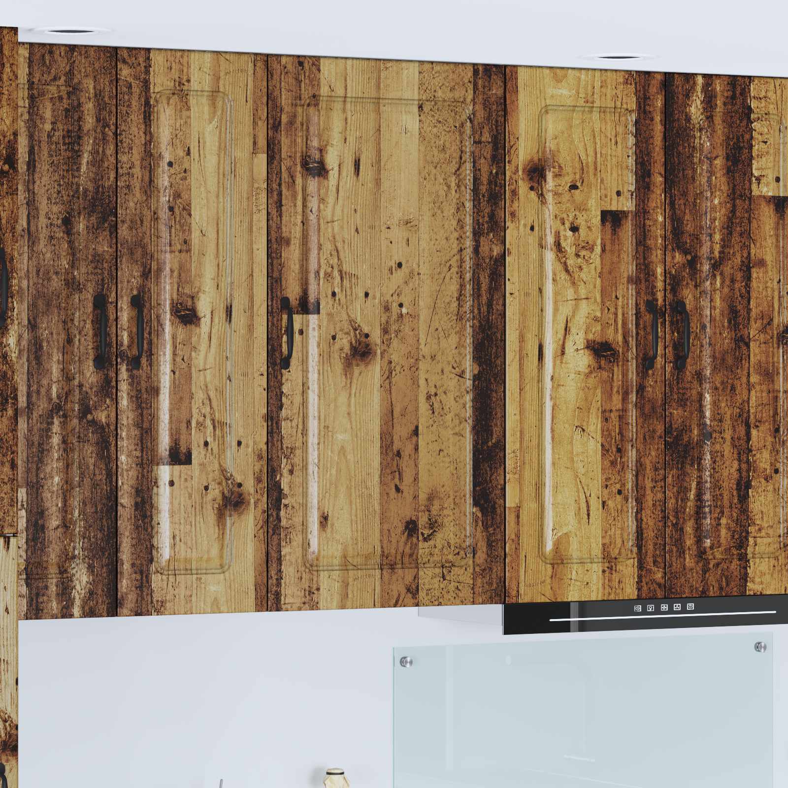 Mobile da cucina con lo scaffale-Armadio da cucina Legno vecchio 50 x 31 x 100 cm 451454