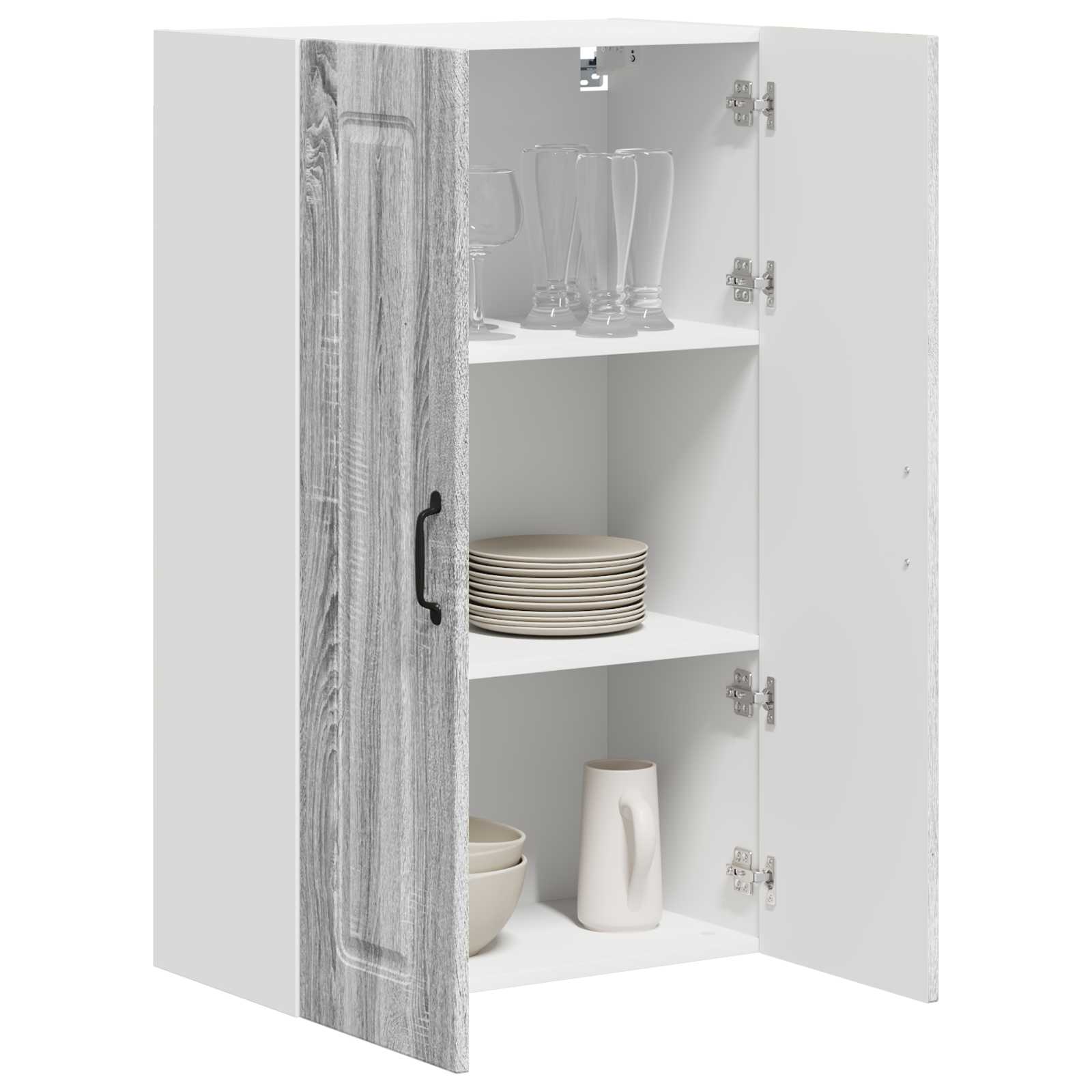 Mobile da cucina con lo scaffale Grigio Sonoma 60 x 31 x 100 cm 884790