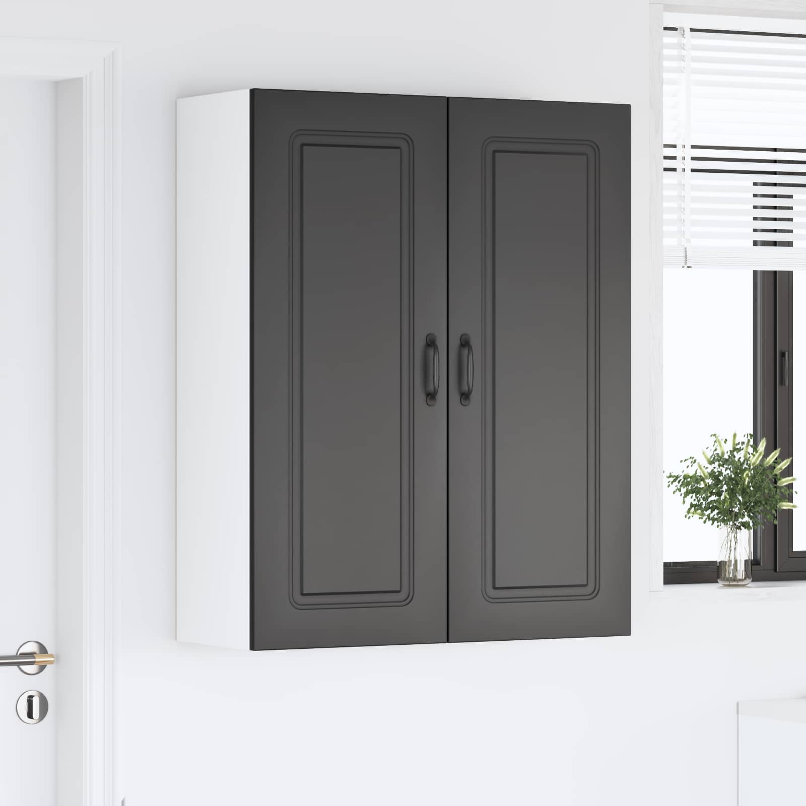 Mobile da cucina Nero 80 x 31 x 100 cm Legno multistrato 884795