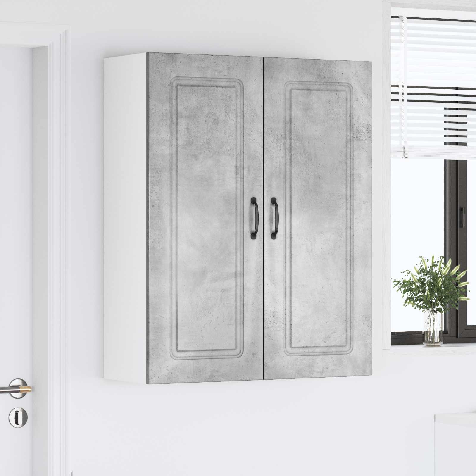 Mobile da cucina Grigio cemento 80 x 31 x 100 cm 884797