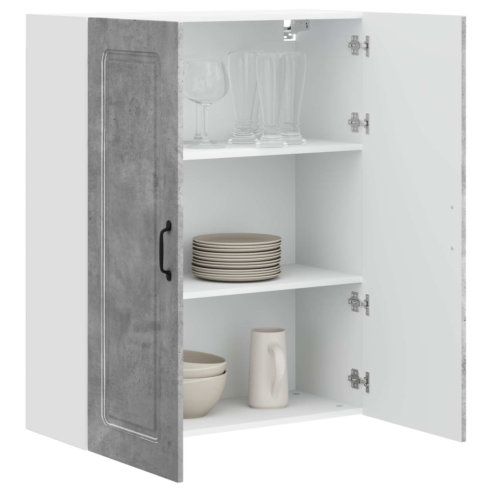 Mobile da cucina-Armadio da cucina Grigio cemento 80 x 31 x 100 cm 514509