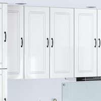 Mobile da cucina con lo scaffale-Armadio da cucina Bianco Lucido 80 x 31 x 100 cm 843222