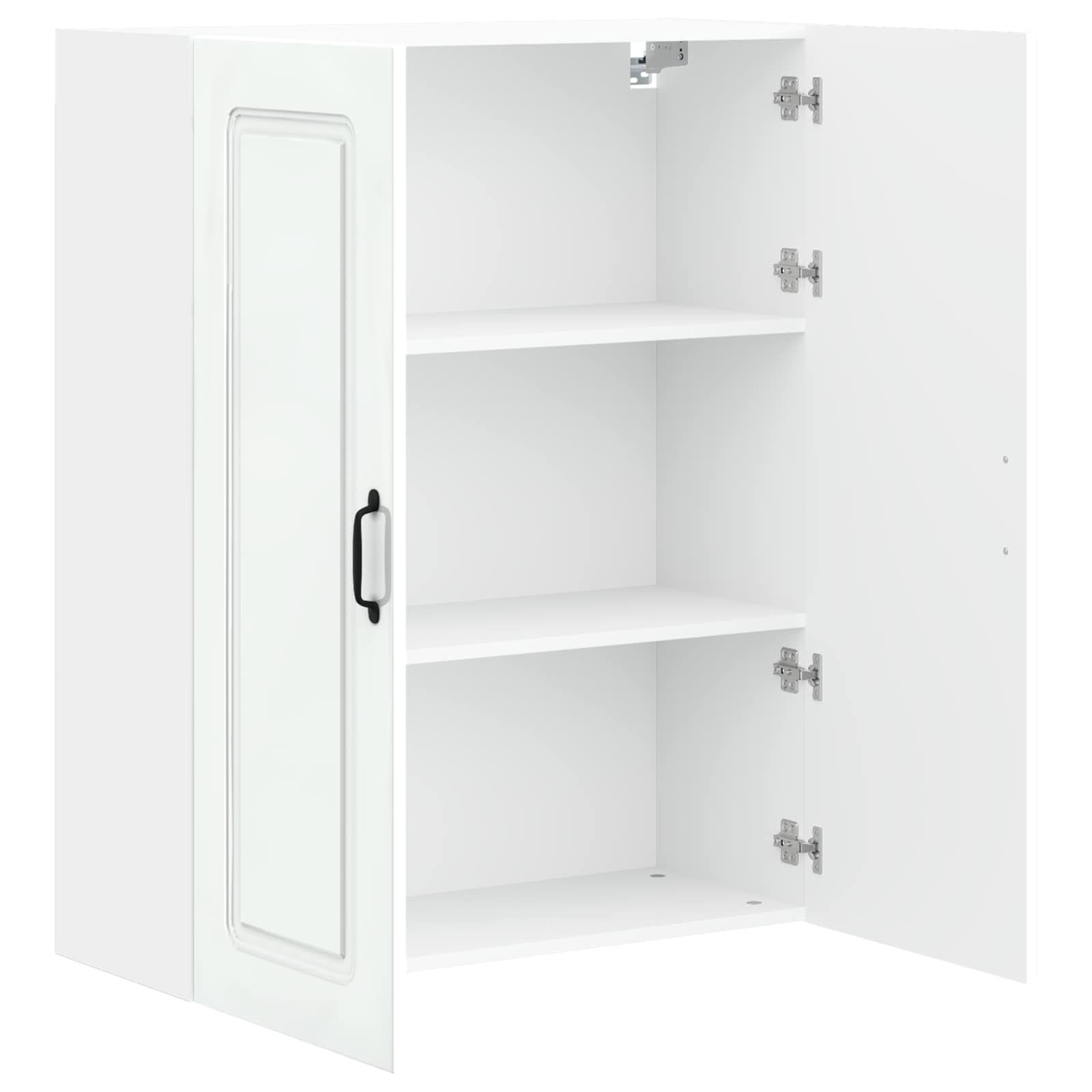 Mobile da cucina con lo scaffale-Armadio da cucina Bianco Lucido 80 x 31 x 100 cm 843222