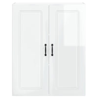 Mobile da cucina con lo scaffale Bianco Lucido 80 x 31 x 100 cm 884798