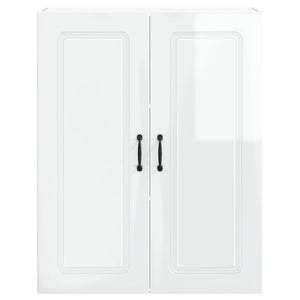 Mobile da cucina con lo scaffale Bianco Lucido 80 x 31 x 100 cm 884798