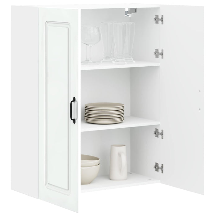 Mobile da cucina con lo scaffale Bianco Lucido 80 x 31 x 100 cm 884798