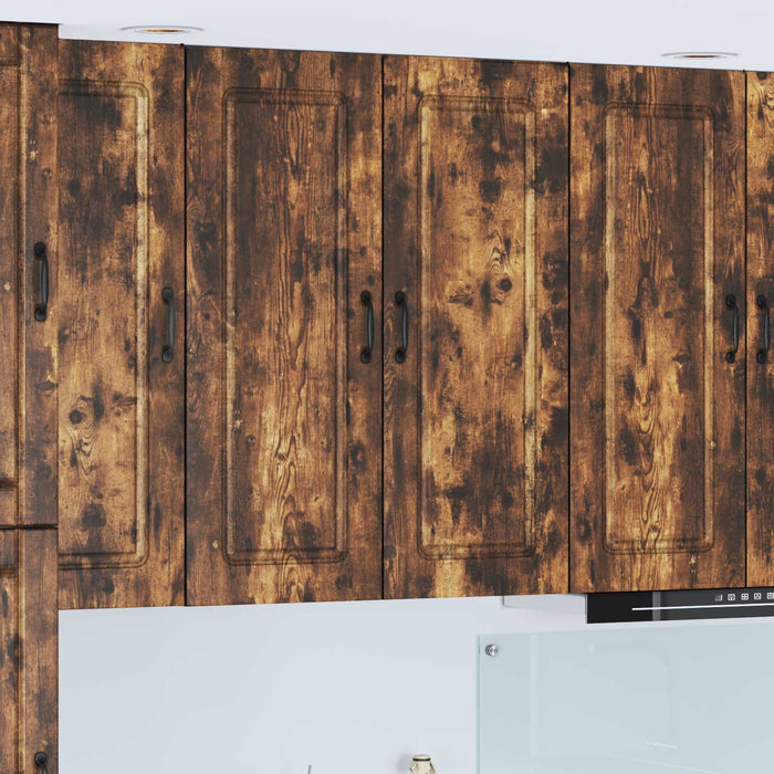 Mobile da cucina-Armadio da cucina Rovere fum¨¦ 80 x 31 x 100 cm Legno multistrato 898486