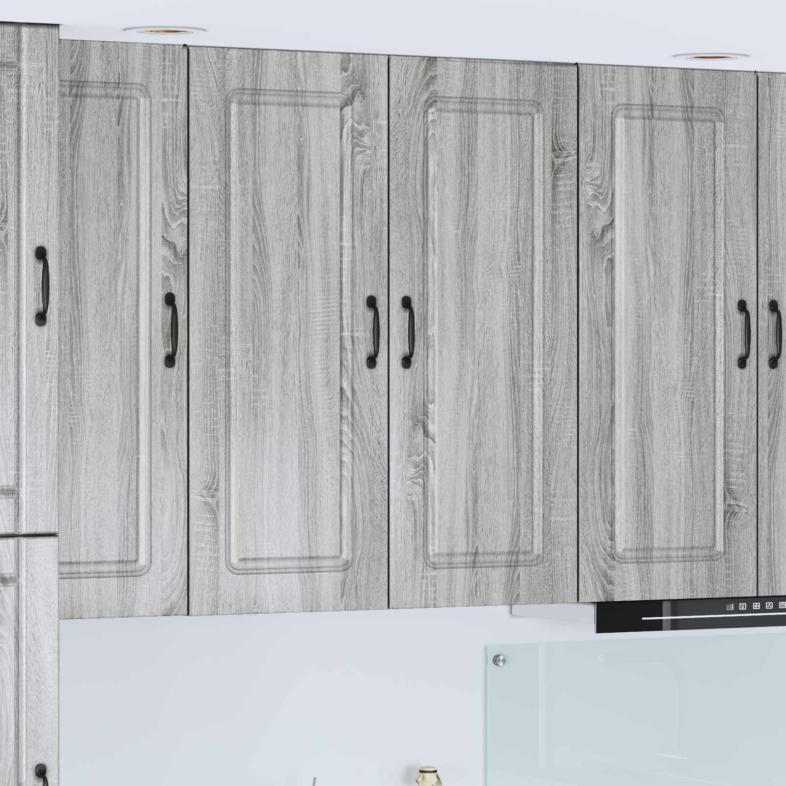 Mobile da cucina con lo scaffale-Armadio da cucina Grigio Sonoma 80 x 31 x 100 cm 945403