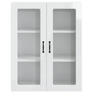 Mobile da cucina con lo scaffale Bianco Lucido 80 x 31 x 100 cm 884808