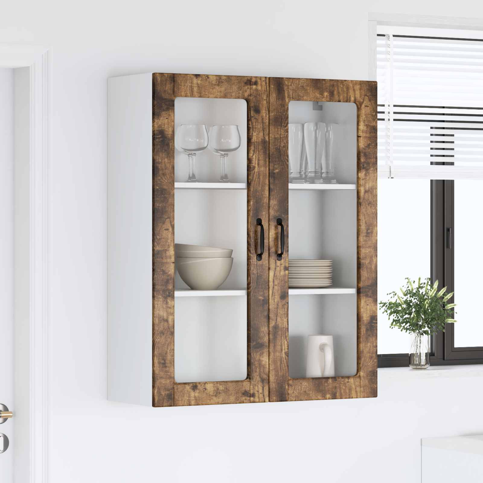 Mobile da cucina Rovere fumé 80 x 31 x 100 cm Legno multistrato 884809