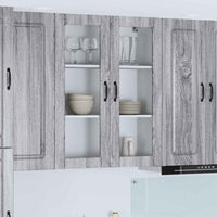 Mobile da cucina con lo scaffale Grigio Sonoma 80 x 31 x 100 cm 884810