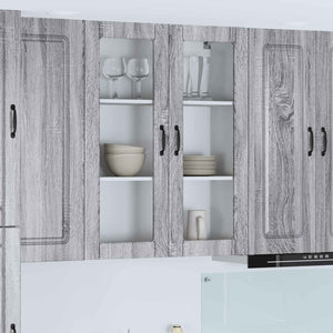 Mobile da cucina con lo scaffale-Armadio da cucina Grigio Sonoma 80 x 31 x 100 cm 130485