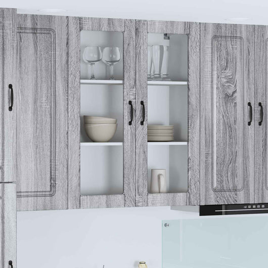 Mobile da cucina con lo scaffale-Armadio da cucina Grigio Sonoma 80 x 31 x 100 cm 130485