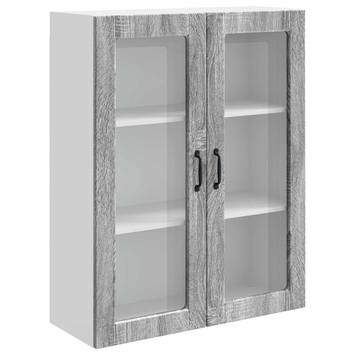 Mobile da cucina con lo scaffale-Armadio da cucina Grigio Sonoma 80 x 31 x 100 cm 130485