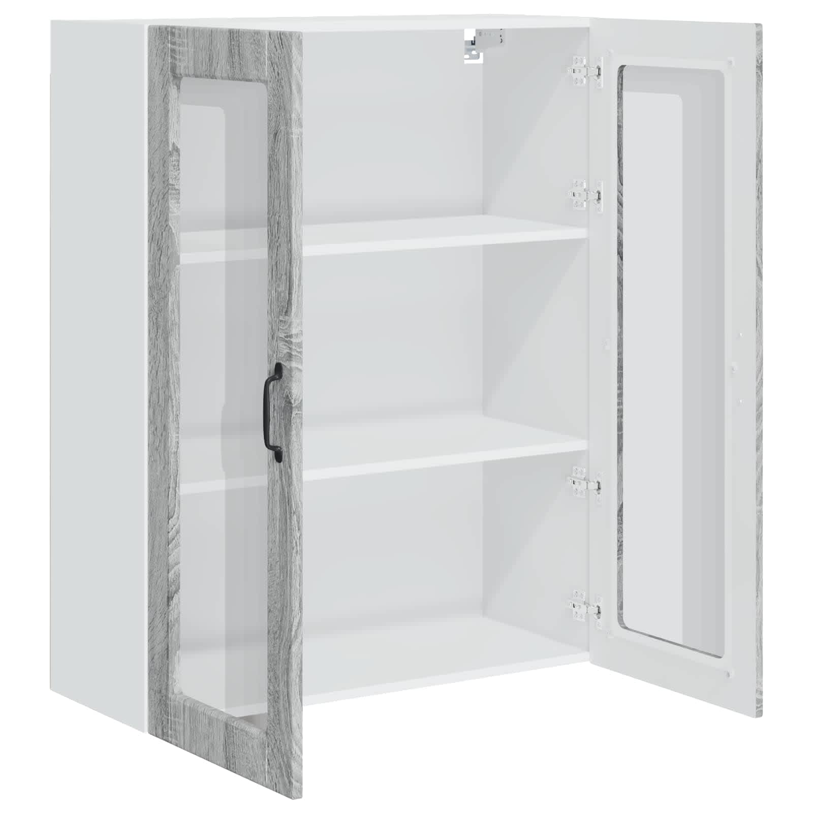 Mobile da cucina con lo scaffale-Armadio da cucina Grigio Sonoma 80 x 31 x 100 cm 130485