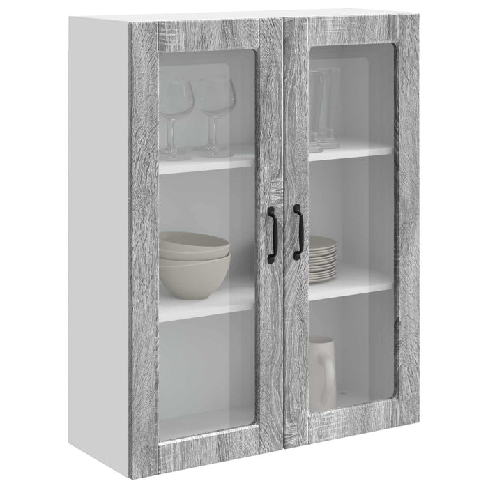 Mobile da cucina con lo scaffale Grigio Sonoma 80 x 31 x 100 cm 884810