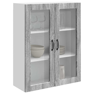 Mobile da cucina con lo scaffale-Armadio da cucina Grigio Sonoma 80 x 31 x 100 cm 130485