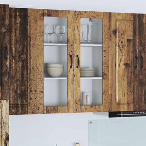 Mobile da cucina con lo scaffale Legno vecchio 80 x 31 x 100 cm 884812