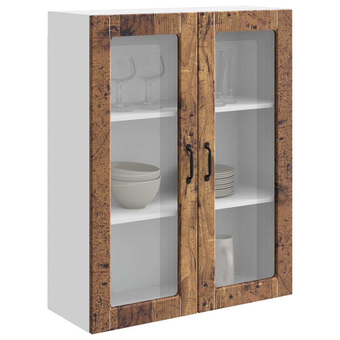 Mobile da cucina con lo scaffale-Armadio da cucina Legno vecchio 80 x 31 x 100 cm 884147