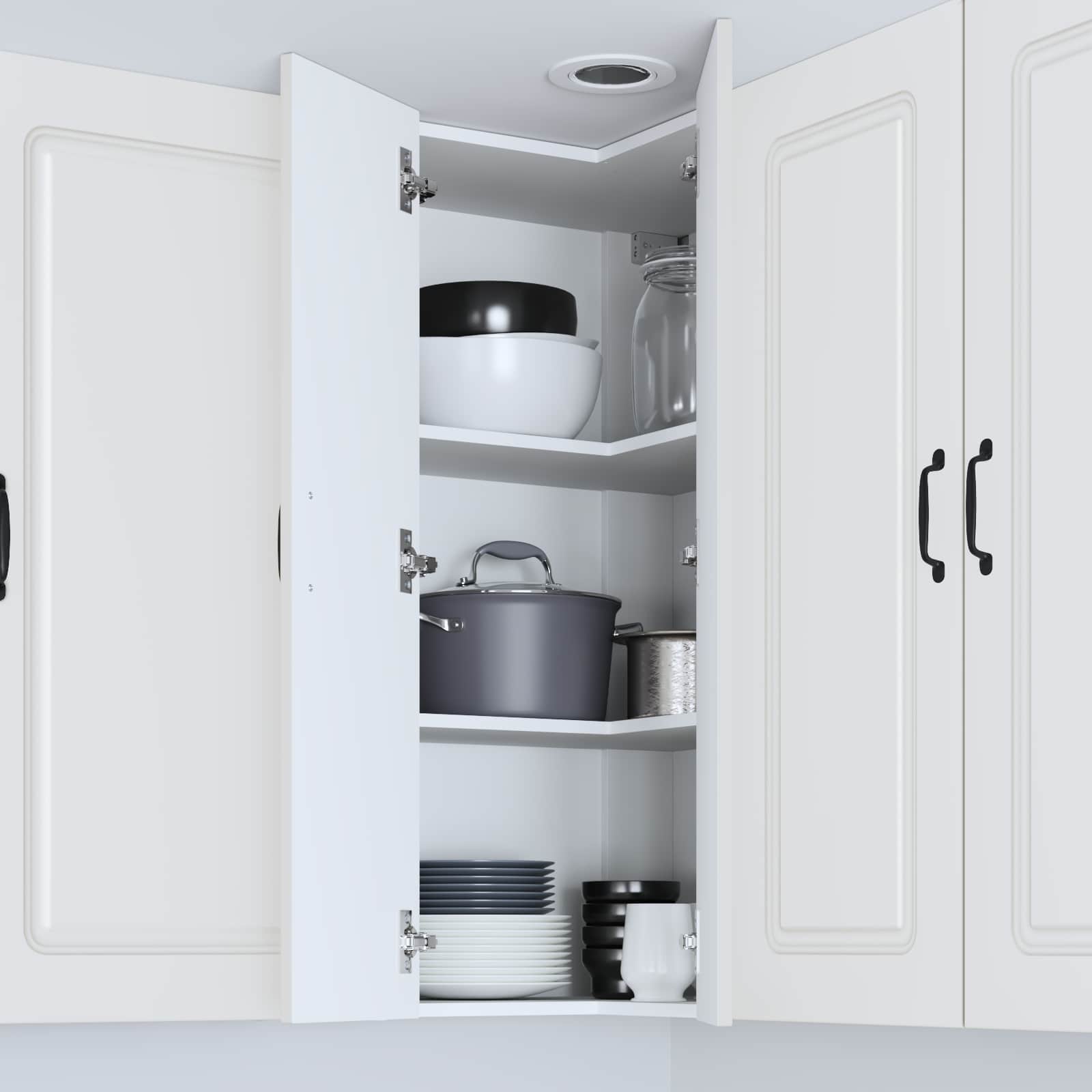 Mobile da cucina Bianco 57 x 57 x 100 cm Legno multistrato 884814