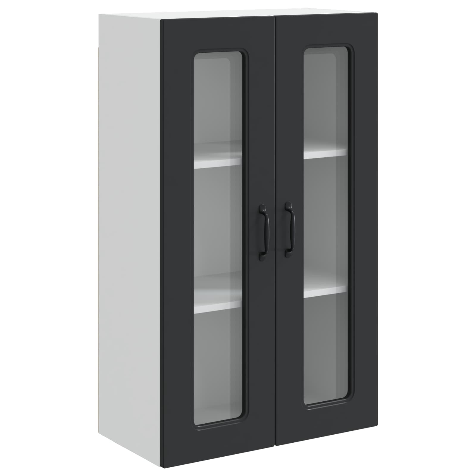 Mobile da cucina-Armadio da cucina Nero 60 x 31 x 100 cm Legno multistrato 454481