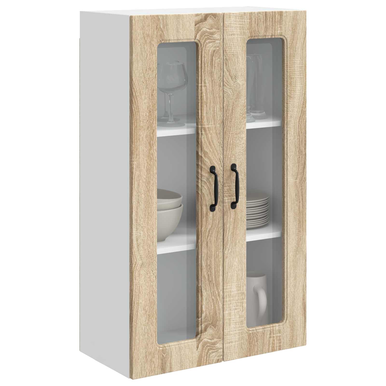 Mobile da cucina con lo scaffale-Armadio da cucina Rovere Sonoma 60 x 31 x 100 cm 660266