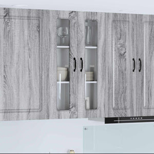 Mobile da cucina con lo scaffale-Armadio da cucina Grigio Sonoma 60 x 31 x 100 cm 506522
