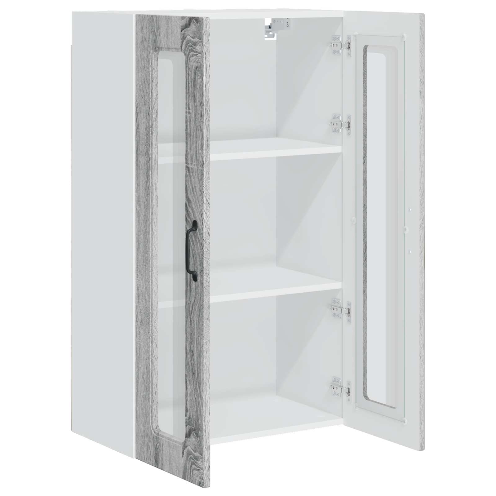 Mobile da cucina con lo scaffale-Armadio da cucina Grigio Sonoma 60 x 31 x 100 cm 506522