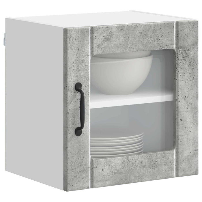Mobile da cucina 2 pcs Grigio cemento 40 x 31 x 40 cm 884841
