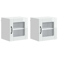 Mobile da cucina 2 pcs Bianco Lucido 40 x 31 x 40 cm 884843