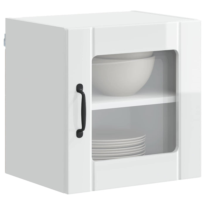 Mobile da cucina 2 pcs Bianco Lucido 40 x 31 x 40 cm 884843